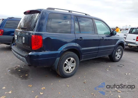 2004 Honda Pilot Ex-L from USA, damaged, VIN 2HKYF18594H529513